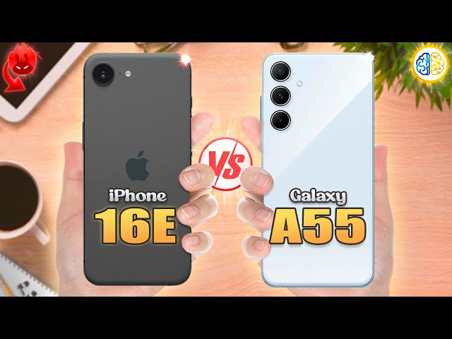 iPhone 16E vs Samsung A55 ✨ Full Review