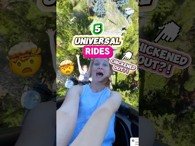 DON’T Chicken Out on These Universal Rides! 😵🐔(I Was Nervous to Ride!)