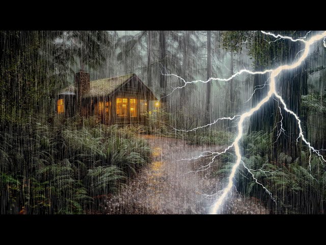 HEAVY RAIN AND THUNDER SOUNDS - DEEP SLEEP | Thunderstorm for Sleeping - Rain Sound Comfort #2