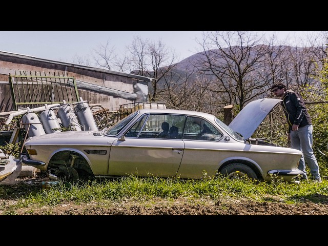 BMW 3.0 CSI: A rare autobahn Queen E9 abandoned in Italy - Davide Cironi (SUBS)