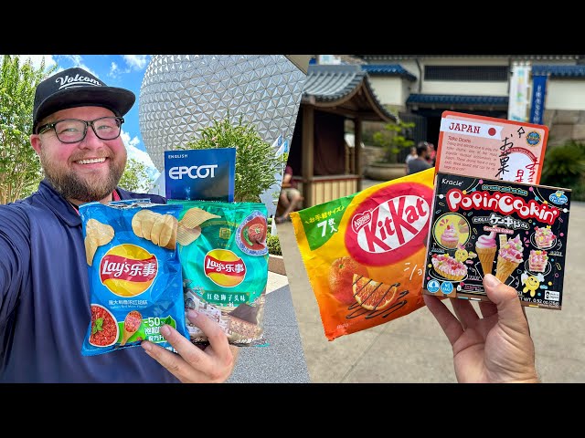 Epcot World Showcase | Trying SNACKS From Each Country In EPCOT | Disney Food | Disney World