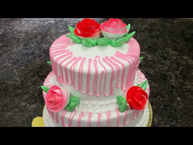 2 lyer vanilla cake normal design