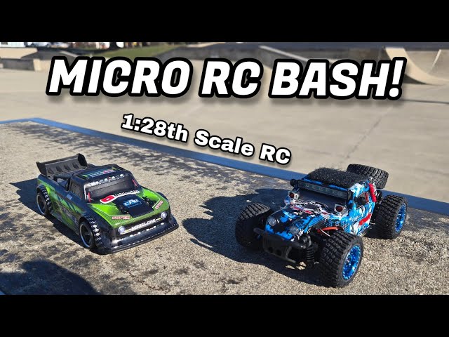 Micro RC Car Bash! 1:28th Scale RC!