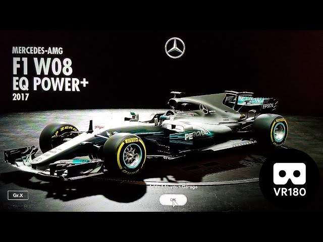 Mercedes AMG F1 W08 EQ Power+ 2017 - PSVR VR180 3D gameplay