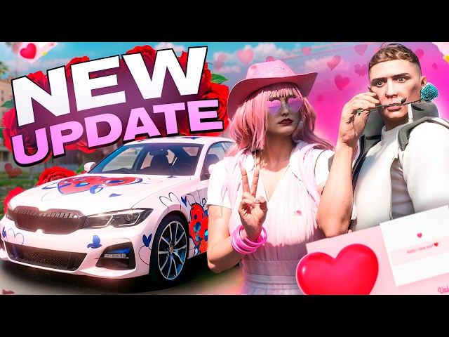 Valentine's Day UPDATE on GRAND RP in GTA 5 RP! New Event, Free Cars to EVERY subscriber