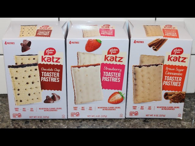 Katz Gluten Free Toaster Pastries: Chocolate Chip, Strawberry & Brown Sugar Cinnamon Review