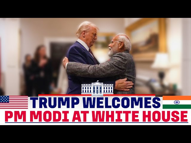 LIVE: President Donald Trump greets PM Narendra Modi at White house | India |USA |America