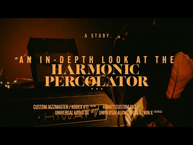 The story and sound of one of the most ICONIC fuzzes EVER! Let's take a look at Harmonic Percolators