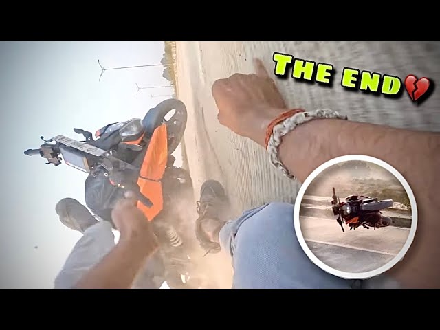 New Ktm Duke 250 Crashed💔On Wheelie||Bike Total Loss😱💔😭 Part-2