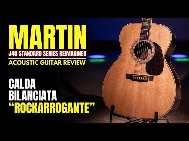 MARTIN J40: la chitarra acustica jumbo "reimagined" e il punch delle corde al titanio - Video Test