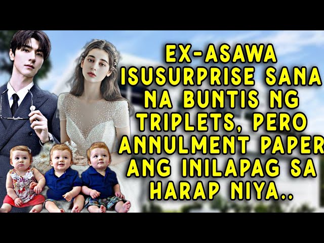 EX-ASAWA ISUSURPRISE SANA NA BUNTIS NG TRIPLETS, PERO ANNULMENT PAPER ANG INILAPAG SA HARAP NIYA..