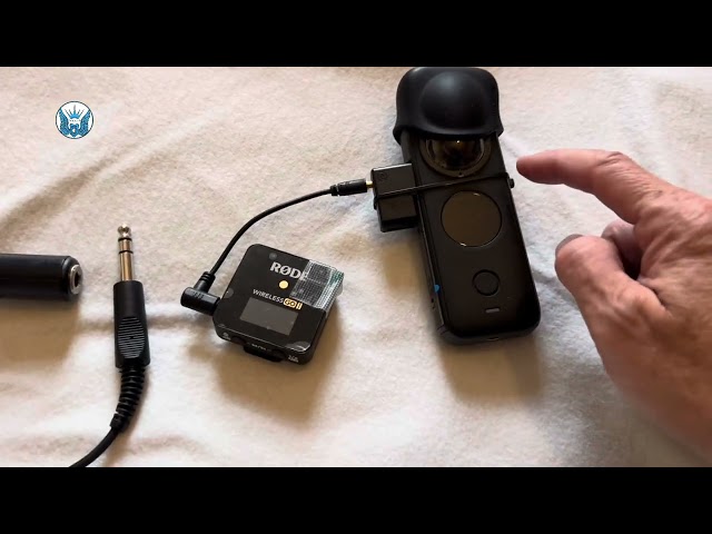 How to voice record inside the cockpit of the plane your flying in with RODE wireless & INSTA360 x2