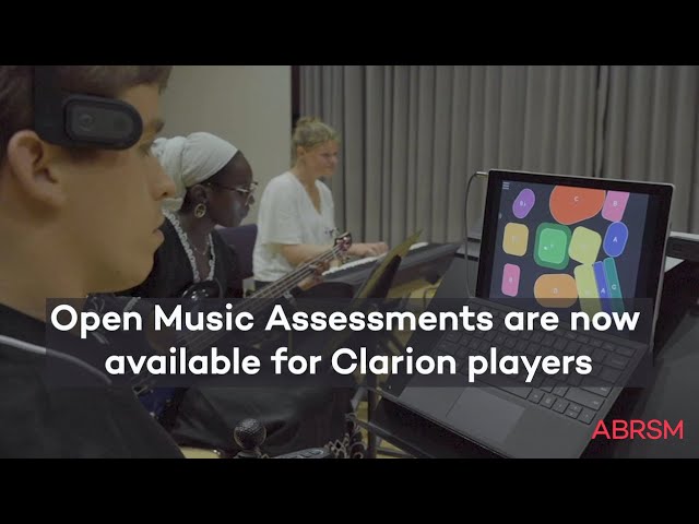 The Open Music Assessment is now available for the Clarion (UK only)