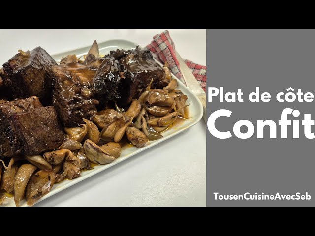 PLAT de CÔTE CONFIT (Tous en cuisine avec Seb)