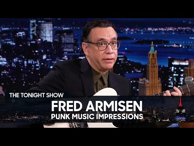 Fred Armisen Impersonates Each Decade of Punk Music | The Tonight Show Starring Jimmy Fallon