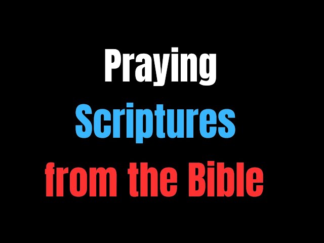 Praying Scriptures in the Bible/Bible Verses on Prayer #bibleversesaboutprayer #prayerbibleverses