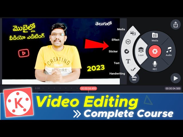 KineMaster Video Editing in Telugu || Youtube Video Editing in Mobile