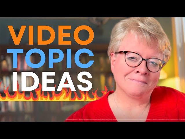 Need IDEAS of what to talk about? 40+ EASY YOUTUBE VIDEO IDEAS to get your channel GLOWING