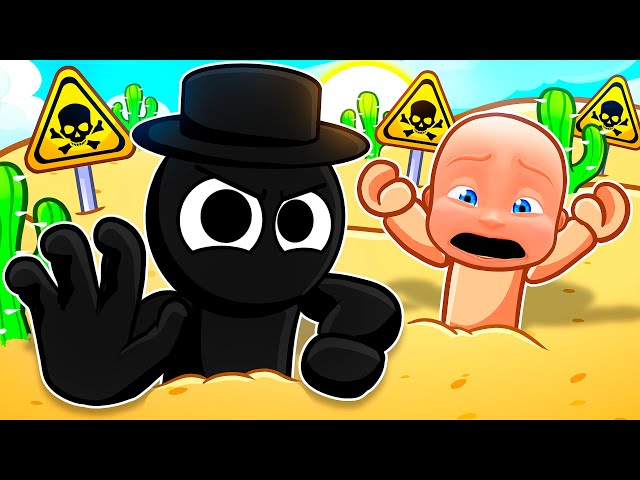 ESCAPING HORROR SPRUNKI QUICKSAND TRAPS In ROBLOX!