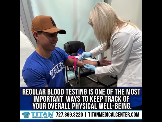 #TeamTitan member Jordan Ding comes into the Titan office on Channelside to get a blood draw!