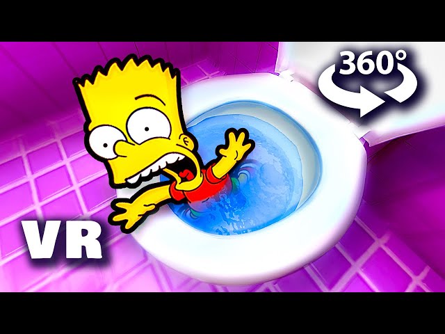 360° VR || FLUSHED DOWN THE TOILET