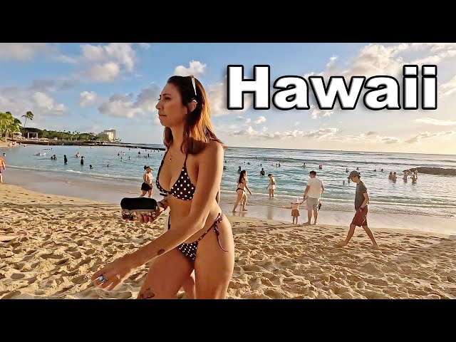 HAWAII WAIKIKI 🏄‍♀️ 2 Hour Walking Tour of the Streets and Beaches 🏄🏼‍♂️ #walkingtour #hawaii