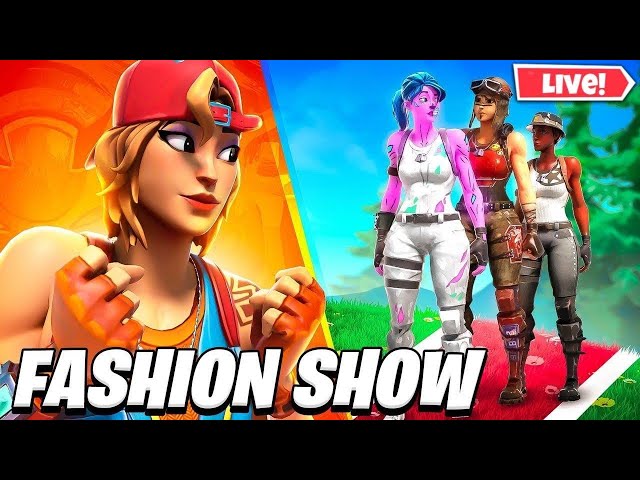 🔴 REAL FORTNITE FASHION SHOW + FREE VBUCKS GIVEAWAY! (CUSTOM MATCHMAKING + V-BUCKS GIVEAWAY)