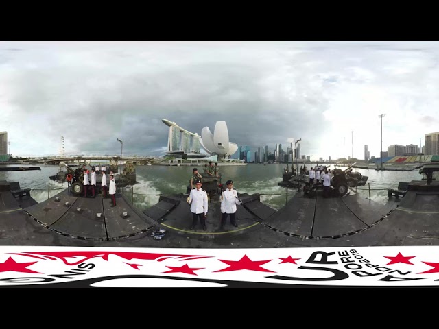 NDP 2019 Presidential Gun Salute 360 Video (BTS)