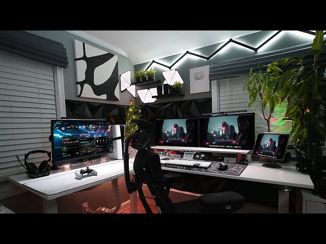 My Dream Productivity & Gaming Desk Setup 2025!