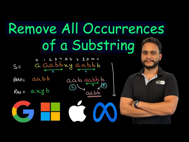 Remove All Occurrences of a Substring | Leetcode 1910