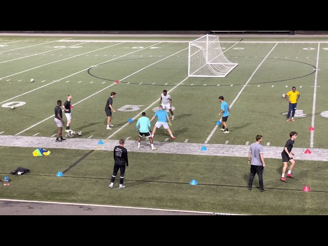 1-v-5 box-to-box drill at UPSL Lynchburg FC