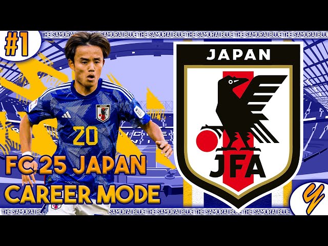 FC 25 Japan Career Mode | Debut Bersama Jepang Sebagai Pelatih Baru Mereka #1