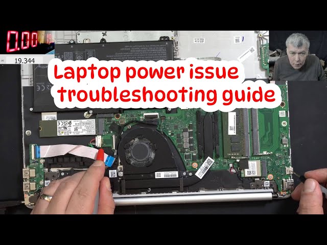 Steps to diagnose a laptop power issue with no schematic - Hp laptop no power, troubleshooting guide