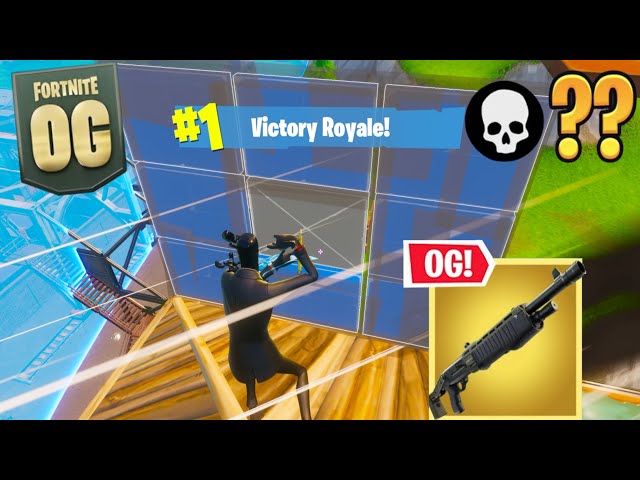 Fortnite OG Full Gameplay Win : 4k GAMEPLAY 540 HZ - 0 PING