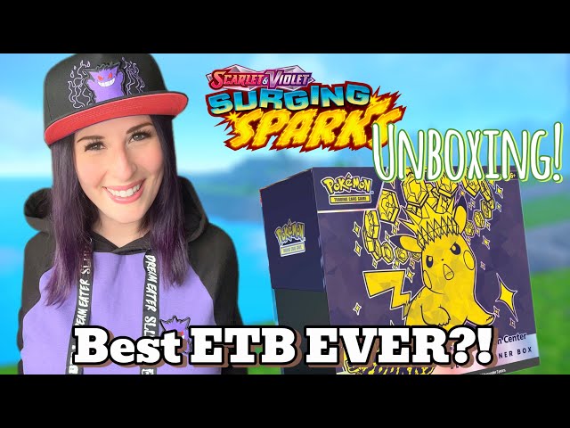 My Best ETB EVER?! Surging Sparks Unboxing - Pokémon Center Exclusive