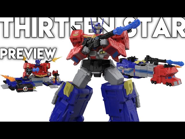 HASBRO PULSE Transformers Age Of The Primes THE THIRTEEN STAR OPTIMUS PRIME Titain Class Preview