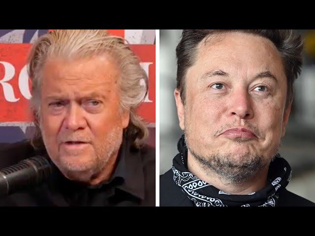 MAGA TURNING on Musk, now it's STEVE BANNON!