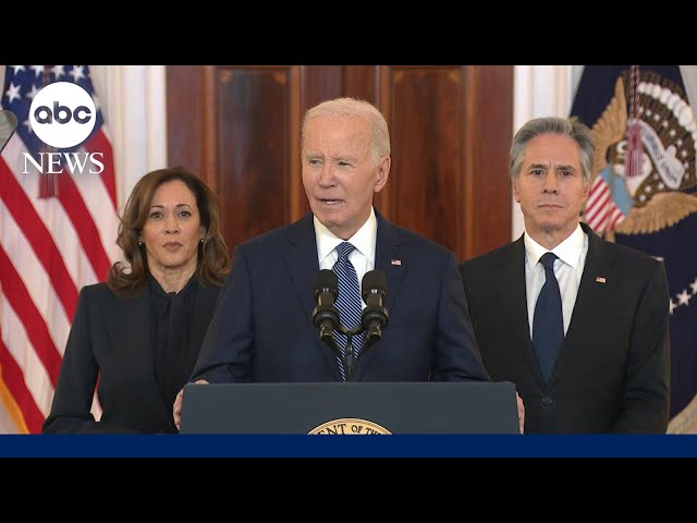 President Biden confirms ceasefire deal reached between Israel and Hamas