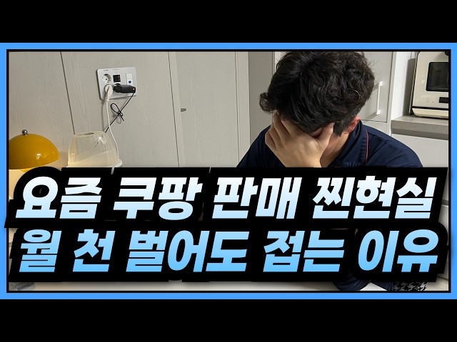 쿠팡 판매의 진실 / 쇼핑몰 월 천만원 벌고도 접는 현실적인 이유