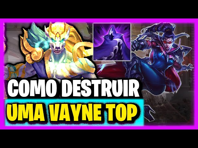 COMO ACABAR COM UMA VAYNE TOP DE NASUS | League of Legends | NASUS VS VAYNE