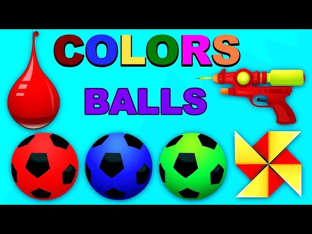 Child plays with Balloons ! Fun playtime with children | Learn Colors