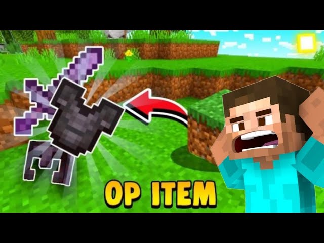 Minecraft but dirt gives op items |