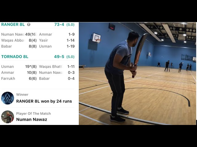 RCC | winter league | Match 12 | Tornado vs Rangers #cricket #indoorcricket  #cricketlover