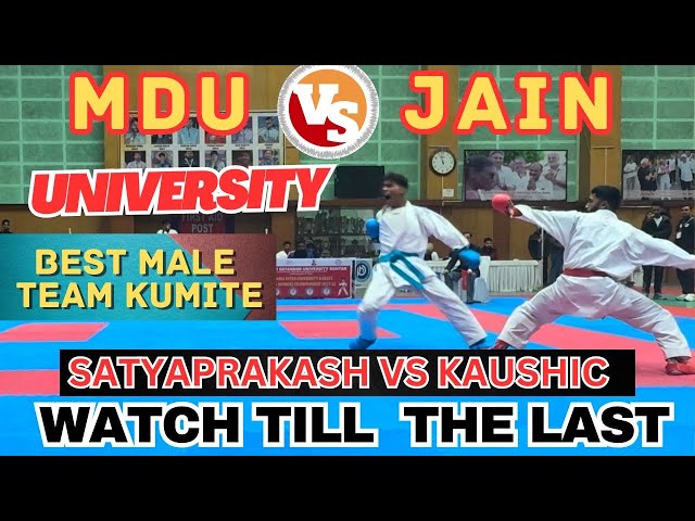 SEMI FINAL MALE TEAM KUMITE | MDU VS JAIN | ALL INDIA INTER UNIVERSITY KARATE CHAMPIONSHIP 2025