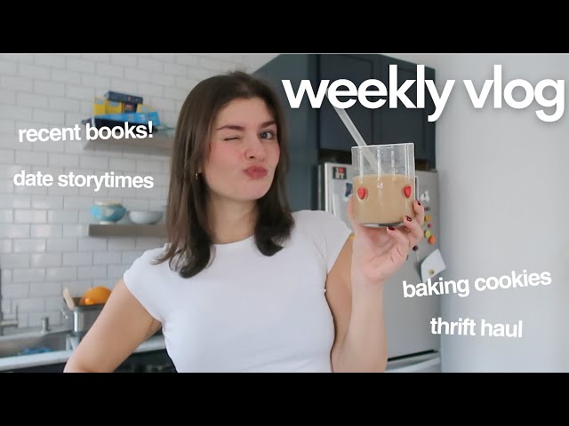 weekly update vlog *cooking, books, nespresso, & storytimes*