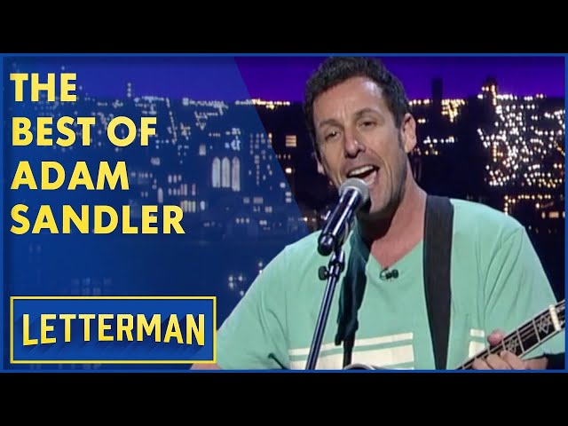 The Best Of Adam Sandler | David Letterman