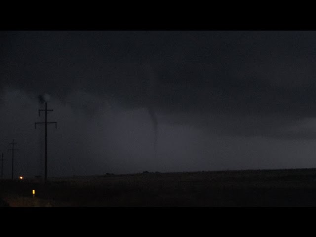 Brief Tornado near Sudan, TX - May 9, 2017