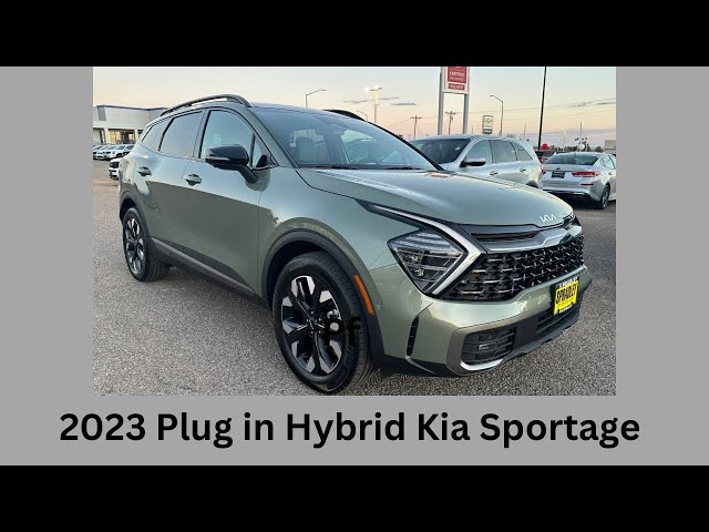 2023 Kia Sportage X Line Prestige PHEV! Jungle Green with Sage interior!