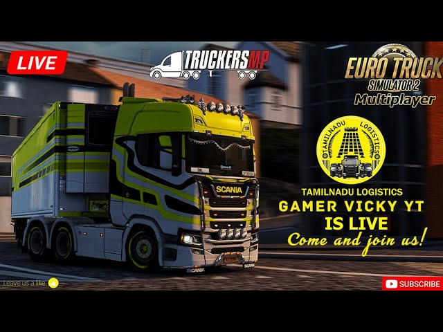 TAMILNADU LOGISTICS | ETS 2 Tamil | #gamervickyyt #live #tamilnadulogistics