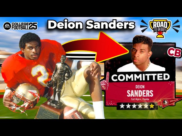 I Put DEION SANDERS in College Football 25! (Road to Glory)